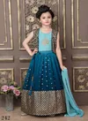 Blue Colour Aaradhna 33 Exclusive Wedding Wear Kids Lehenga Collection 242
